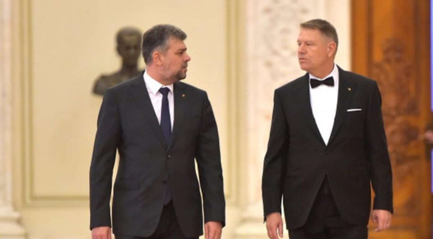 Klaus Iohannis și Marcel Ciolacu / foto arhivă