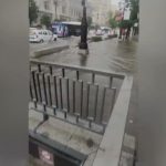 VIDEO. Probleme la metroul din Madrid din cauza ploilor