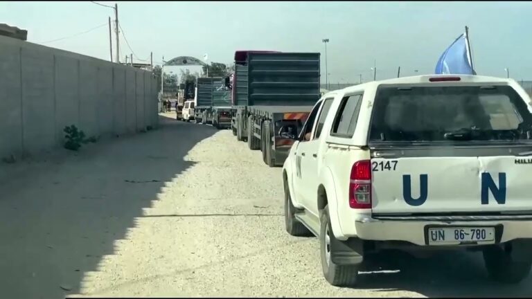 VIDEO. Primele camioane cu ajutor intră în Gaza