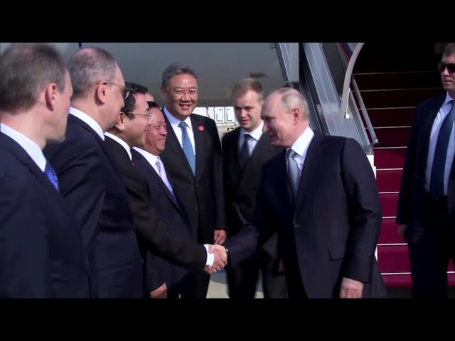 VIDEO. Putin aterizează în China pentru a stimula parteneriatul