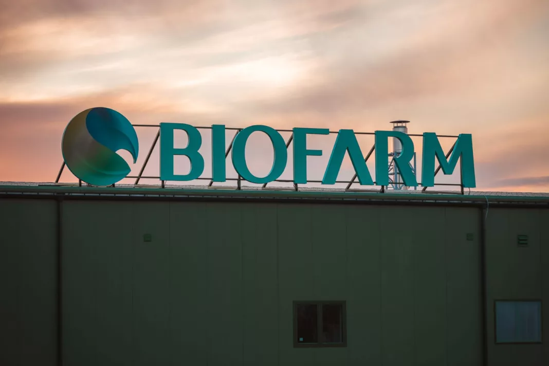 A picture of BIOFARM logo