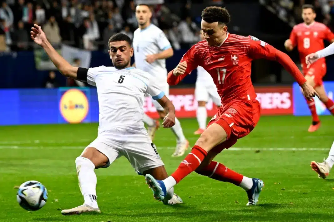 Image of Israel vs Switzerland football match