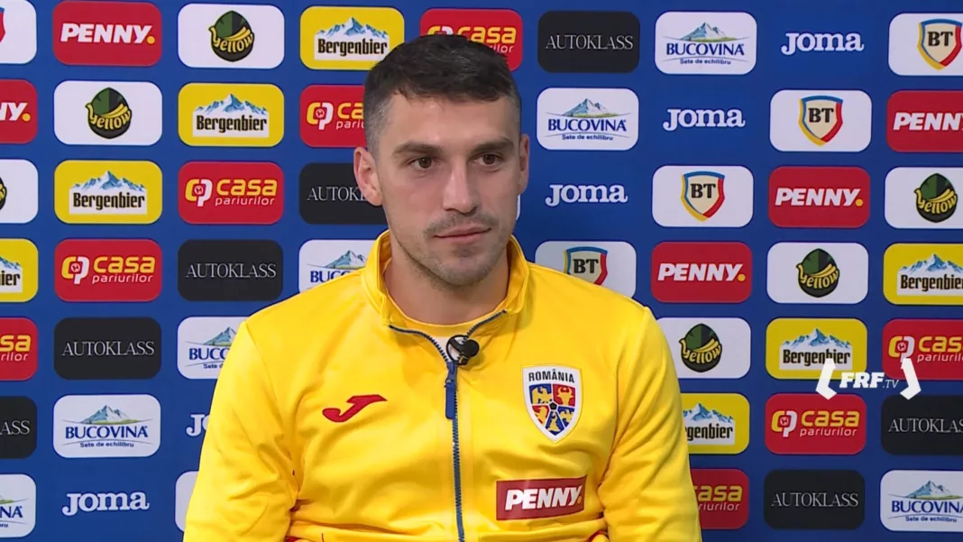 Image of Stanciu representing the Romanian Football Federation