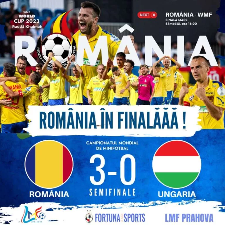 România, în finala Cupei Mondiale la  minifotbal
