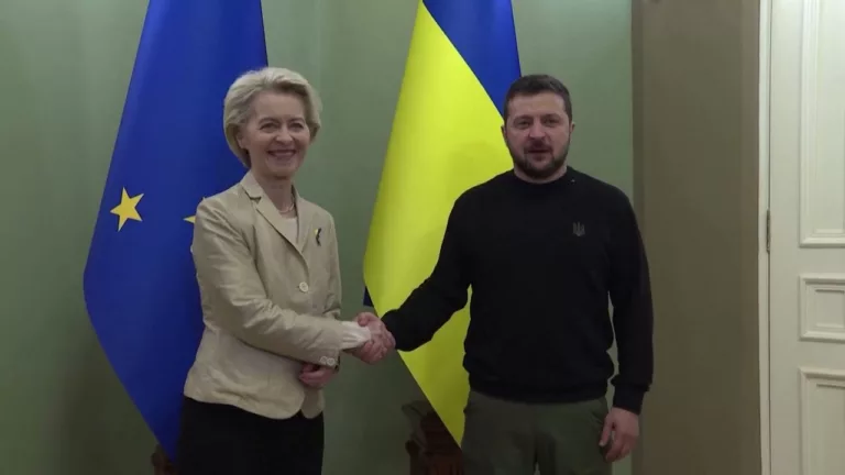 Von der Leyen salută progresul Kievului pentru aderarea la UE