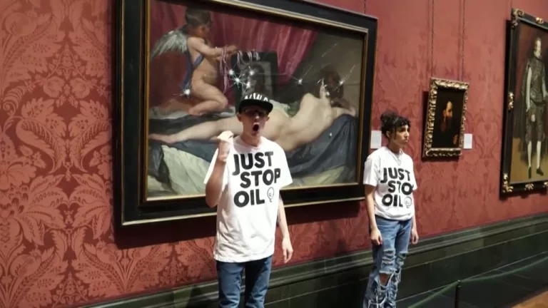 Opriți pictura realizată în ulei la National Gallery