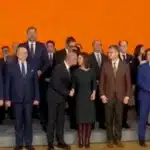 Ministrul de Externe croat a încercat să o sărute pe omologul german Annalena Baerbock