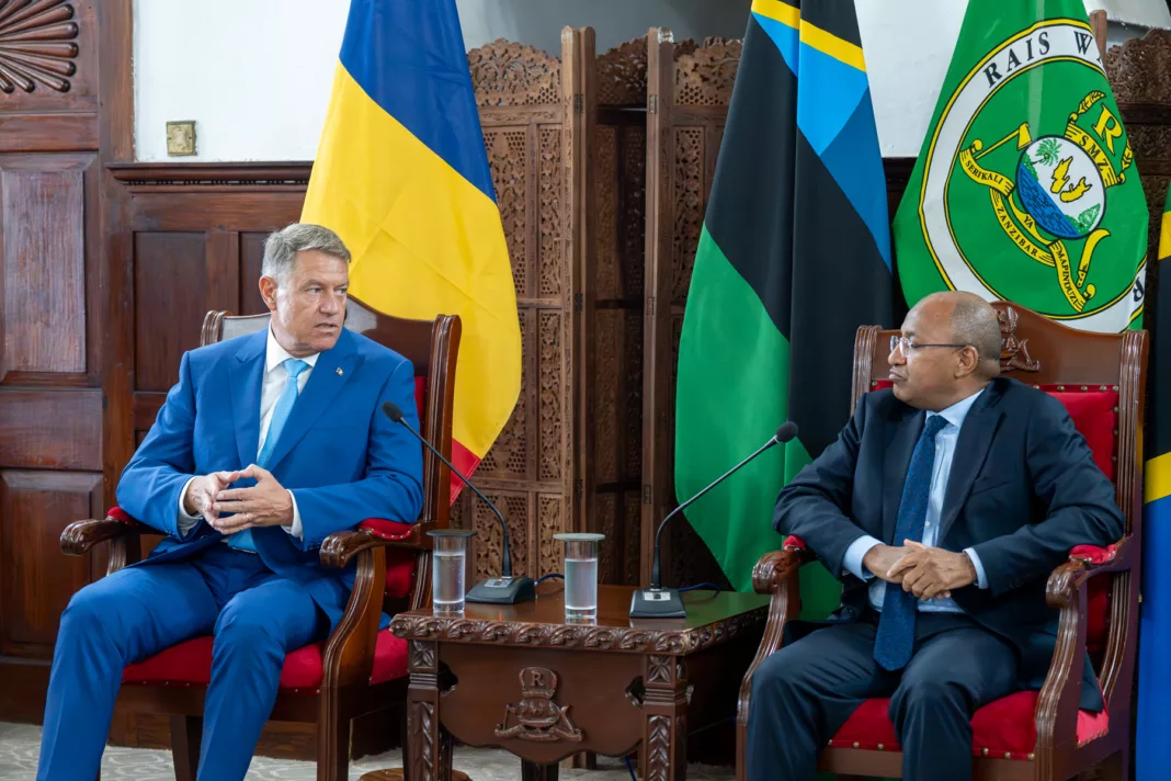 Președintele României și președintele din Zanzibar / foto Președinția României