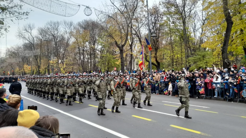 Military parade in Romania