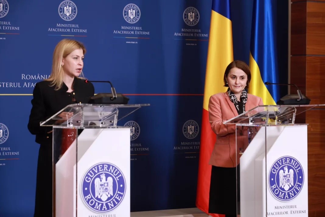 Vicepremierul Ucrainei și ministrul de Externe al României / foto MAE