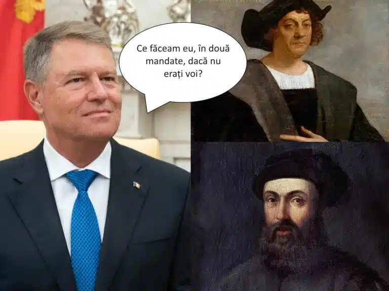 Iohannis i-a decorat pe Columb și Magelan, pentru contribuția lor la realizările președintelui României