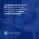 Ministerul Cercetării oferă burse de câte 13.000 de euro pentru tinerii specialiști români