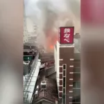 VIDEO. Un incendiu a izbucnit într-o galerie comercială din Japonia