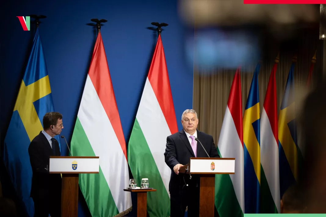 Premierul Suediei și premierul Ungariei / foto Viktor Orban