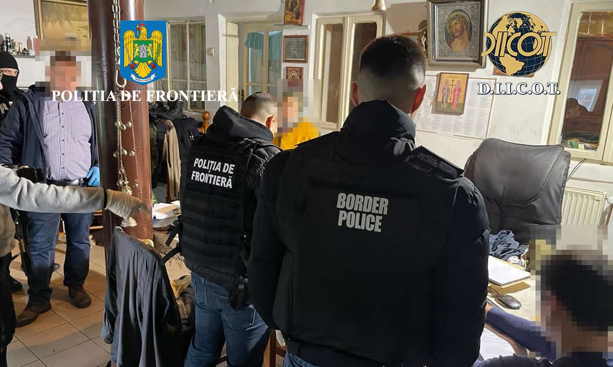 Grup infracțional organizat specializat în trafic de migranți, destructurat de Poliția Română, cu sprijinul Europol