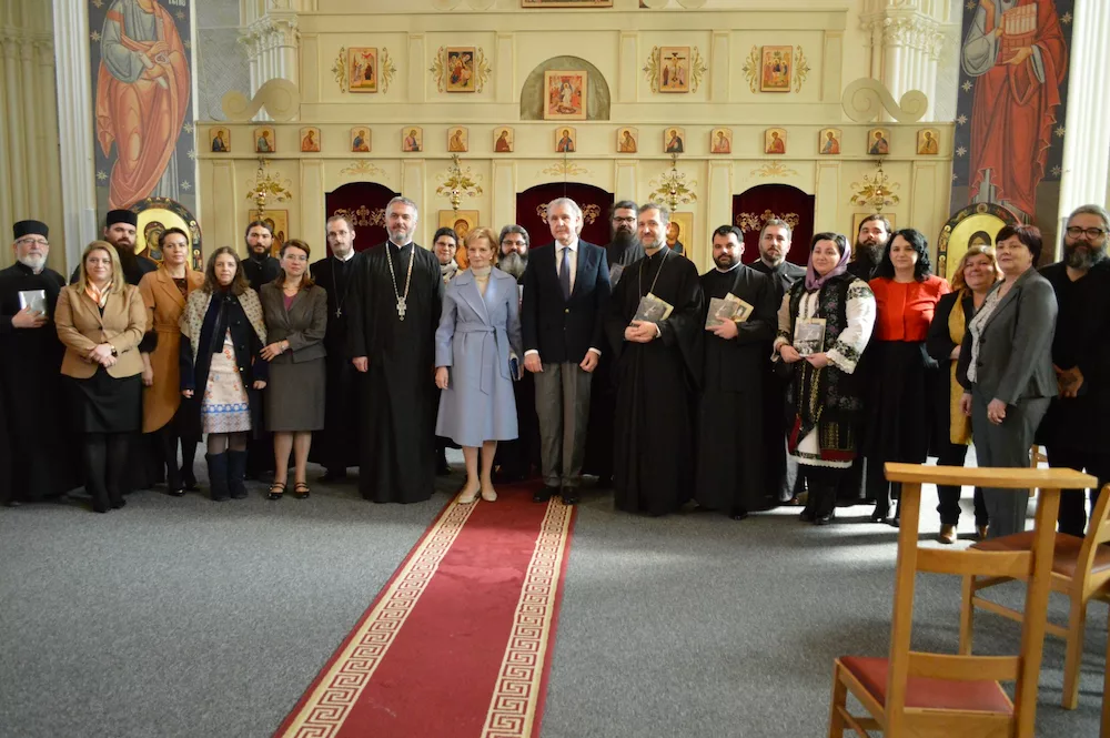 Vizita regală în Belgia a continuat la Biserica Sfântul Nicolae din Bruxelles