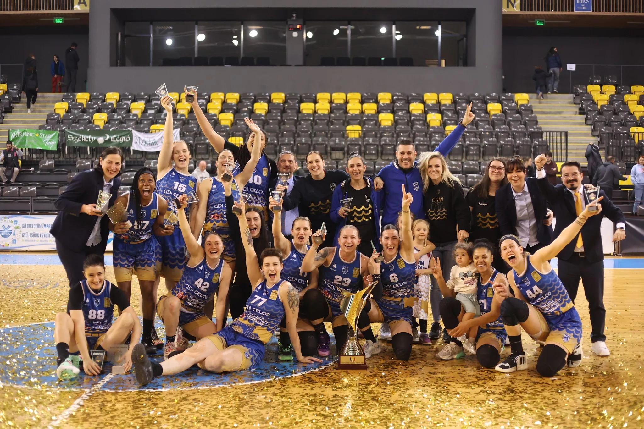 Fetele de la CSM Constanța au obținut prima Cupă a României din istoria clubului