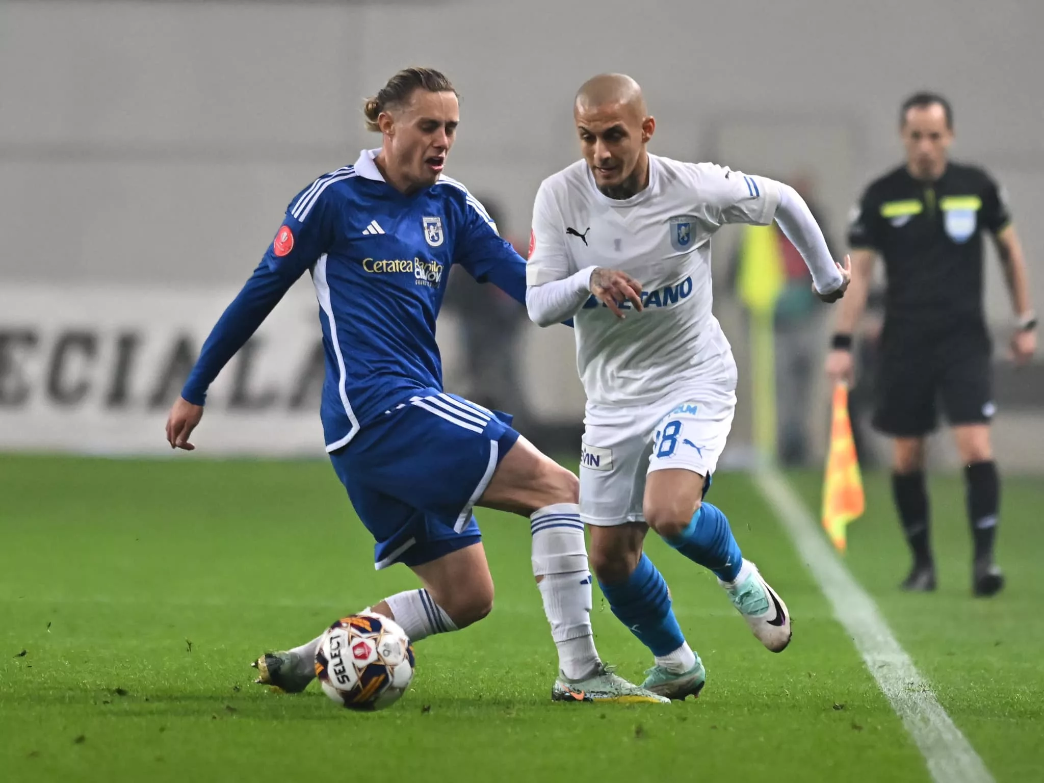 Golurile lui Mitriță și Baiaram au tranșat derby-ul Băniei. Universitatea a învins-o pe FCU Craiova