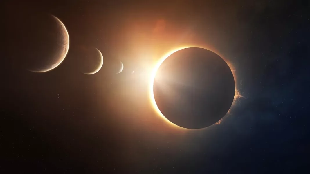 8 aprilie Eclipsa totala de Soare