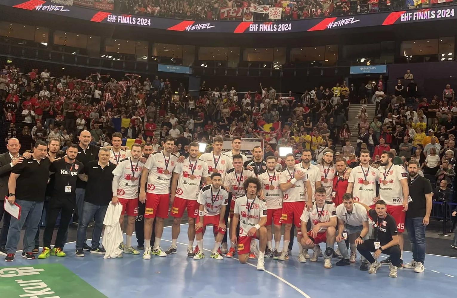 Dinamo a încheiat pe locul patru în EHF European League! „Dulăii”, învinși în finala mică de Rhein-Neckar Loewen