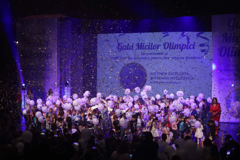 Fundația Dan Voiculescu pentru Dezvoltarea României a premiat excelența olimpicilor preșcolari