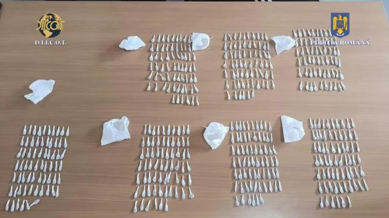 București: Prins de jandarmi cu peste 400 de punguțe de heroină