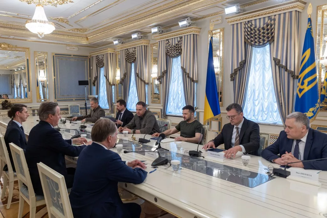 Ministrul britanic de Externe în vizită la Kiev / foto Președinția Ucrainei