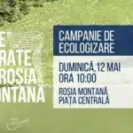 Campanie de ecologizare a malurilor apelor din zona Roșia Montană
