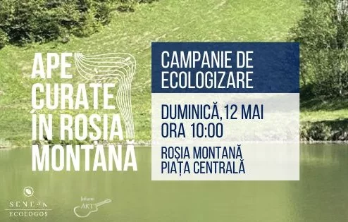 Campanie de ecologizare a malurilor apelor din zona Roșia Montană