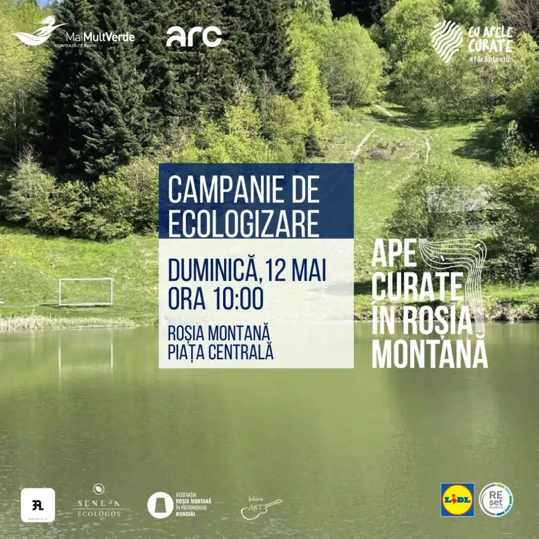 Campanie de ecologizare la Roșia Montană