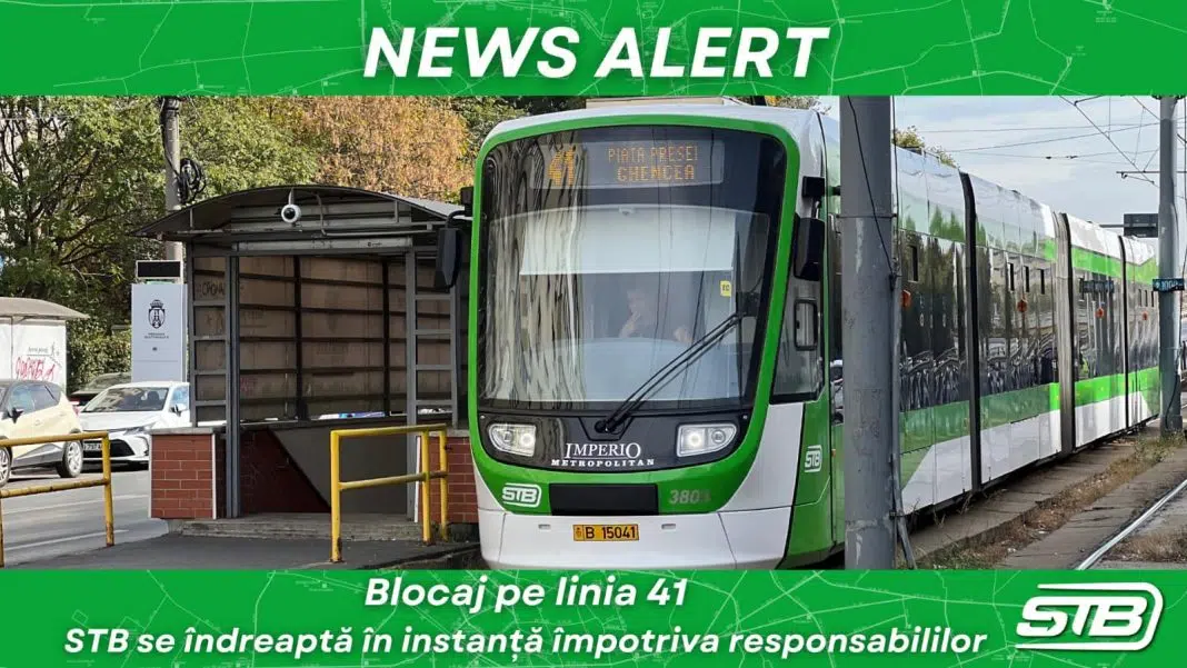 tramvai 41 blocat