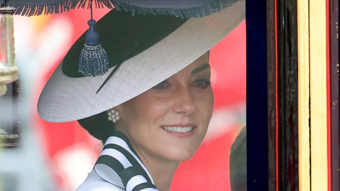 FOTO&VIDEO. Kate Middleton, prezentă la parada Trooping the Colour, în prima apariție publică după diagnosticul de cancer