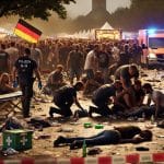 Poliția din Germania e în alertă. Individul care a ucis cu un cuțit trei oameni la Solingen nu a fost prins