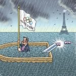Charlie Hebdo: Jocurile Olimpice de la râu la mare