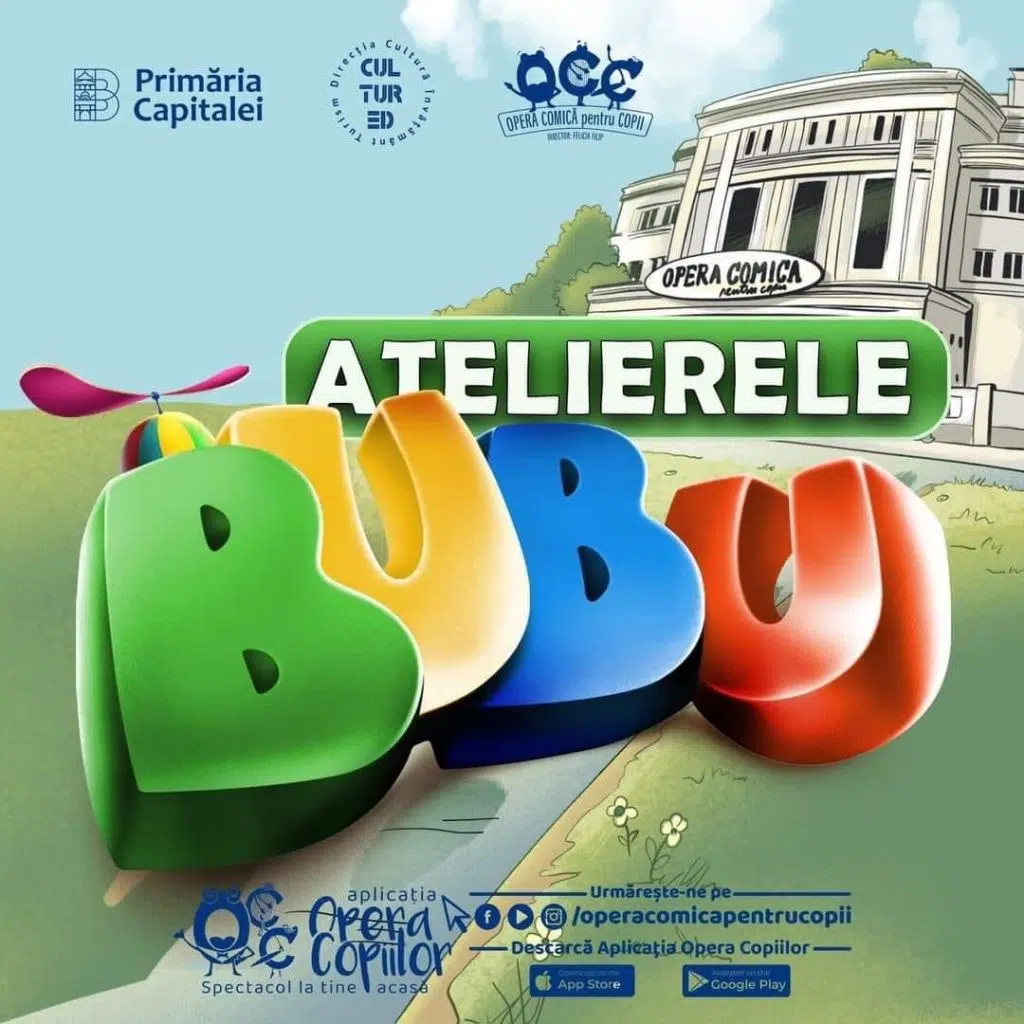 Poster Atelierele Bubu Opera Comică Copii