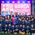 Joan Laporta, președintele FC Barcelona, a inaugurat  academia de fotbal a grupării catalane din România