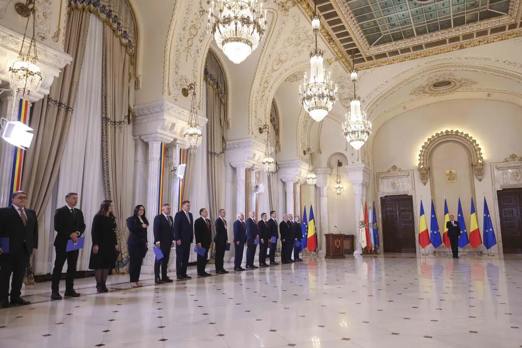 Ceremonie depunere jurământ Guvern Ciolacu 2