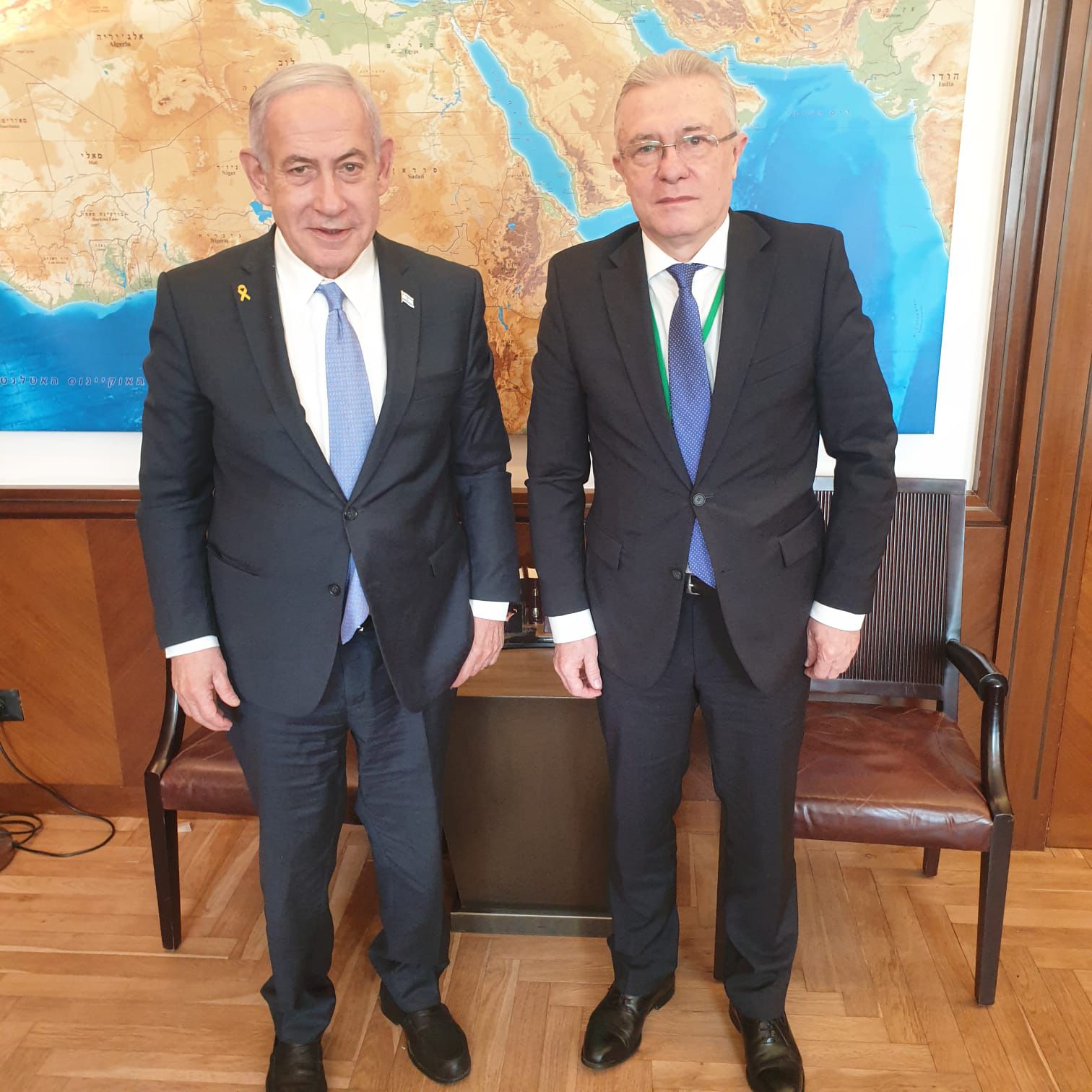 Diaconescu Netanyahu întâlnire