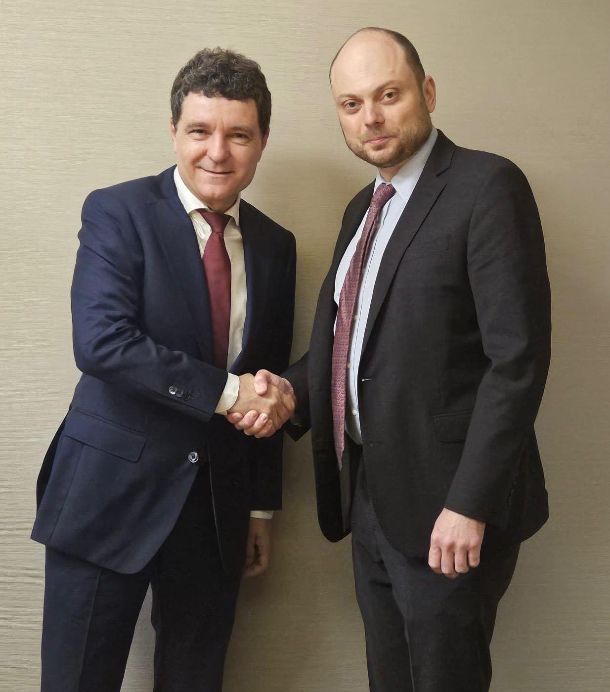 Nicușor Dan Vladmir Kara-Murza întâlnire