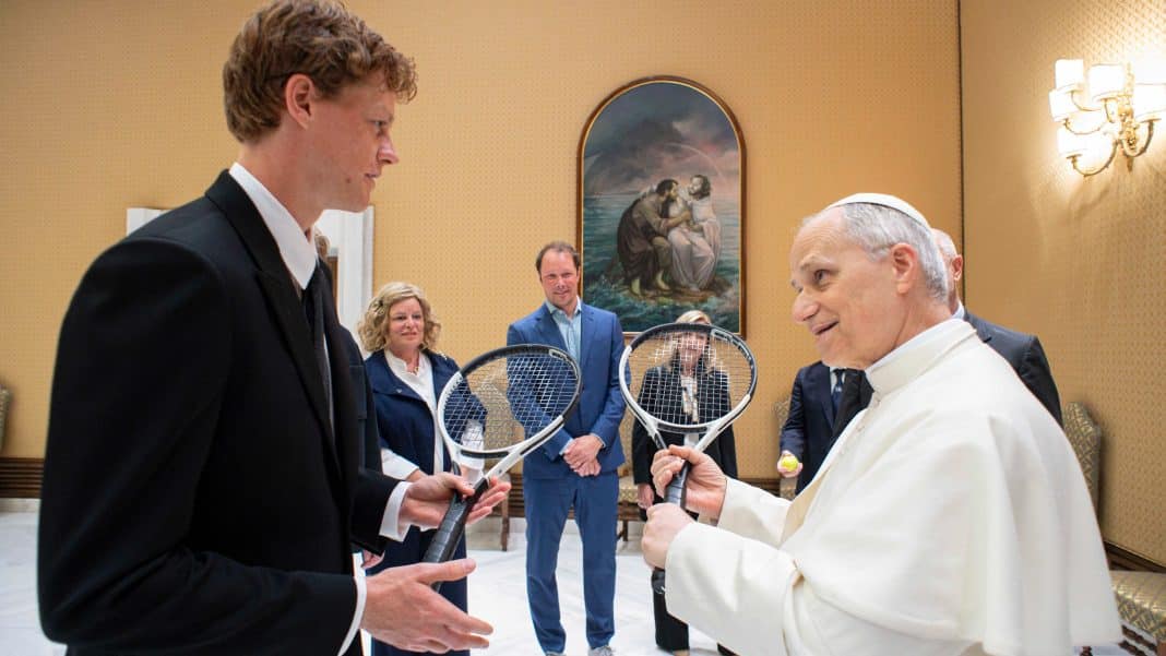 papa leon și jannik sinner