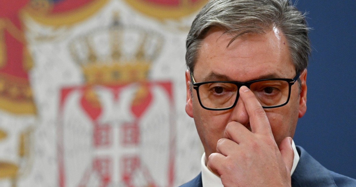 Vucic internare spital militar Serbia