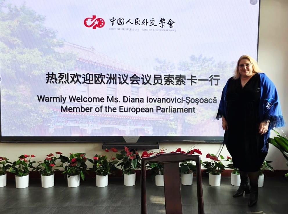 diana Șoșoacă beijing 23 octombrie 2025