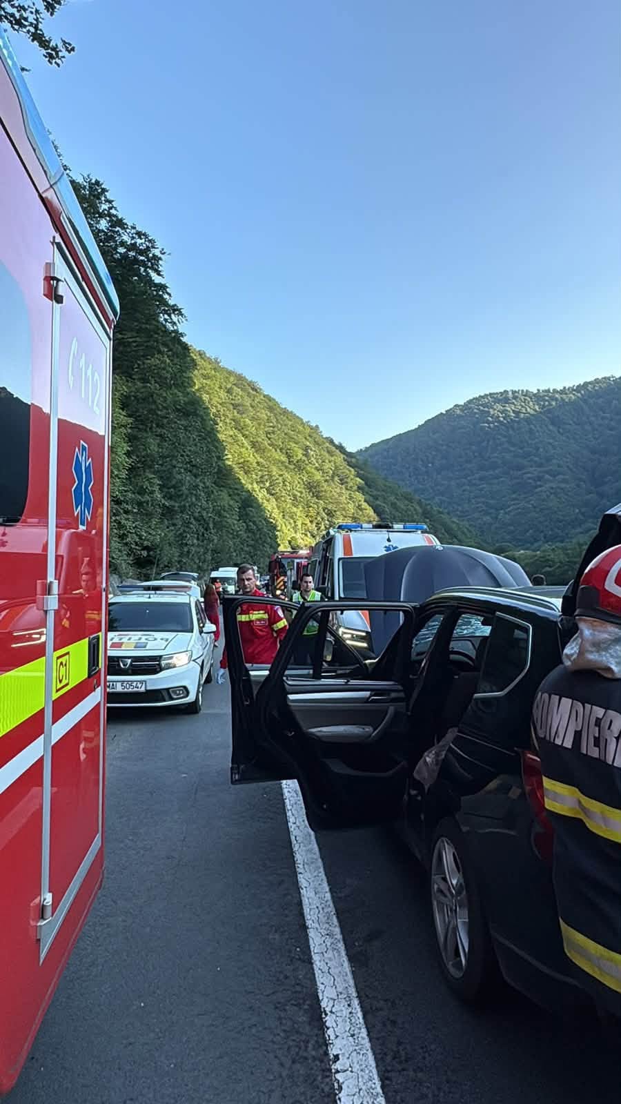 Grav accident a avut loc în această dimineață pe DN7 Sibiu – Râmnicu Vâlcea, între localitățile Boița și Lazaret, județul Sibiu